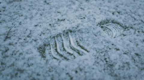 A carbon footprint is the amount of greenhouse gases released into the atmosphere as a result of the activities of a particular individual, organization, or community. Photo: Paul Green - unsplash.com Shoe footprint in the snow on grass